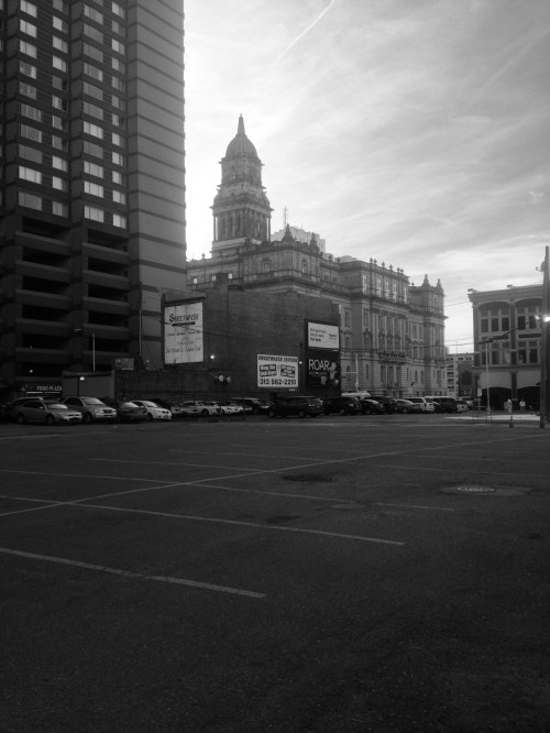 Wayne County Courthouse from the back